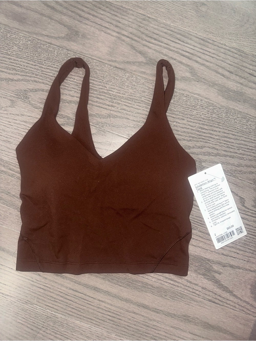 lululemon athletica Chestnut Brown V-Neck Bralette
